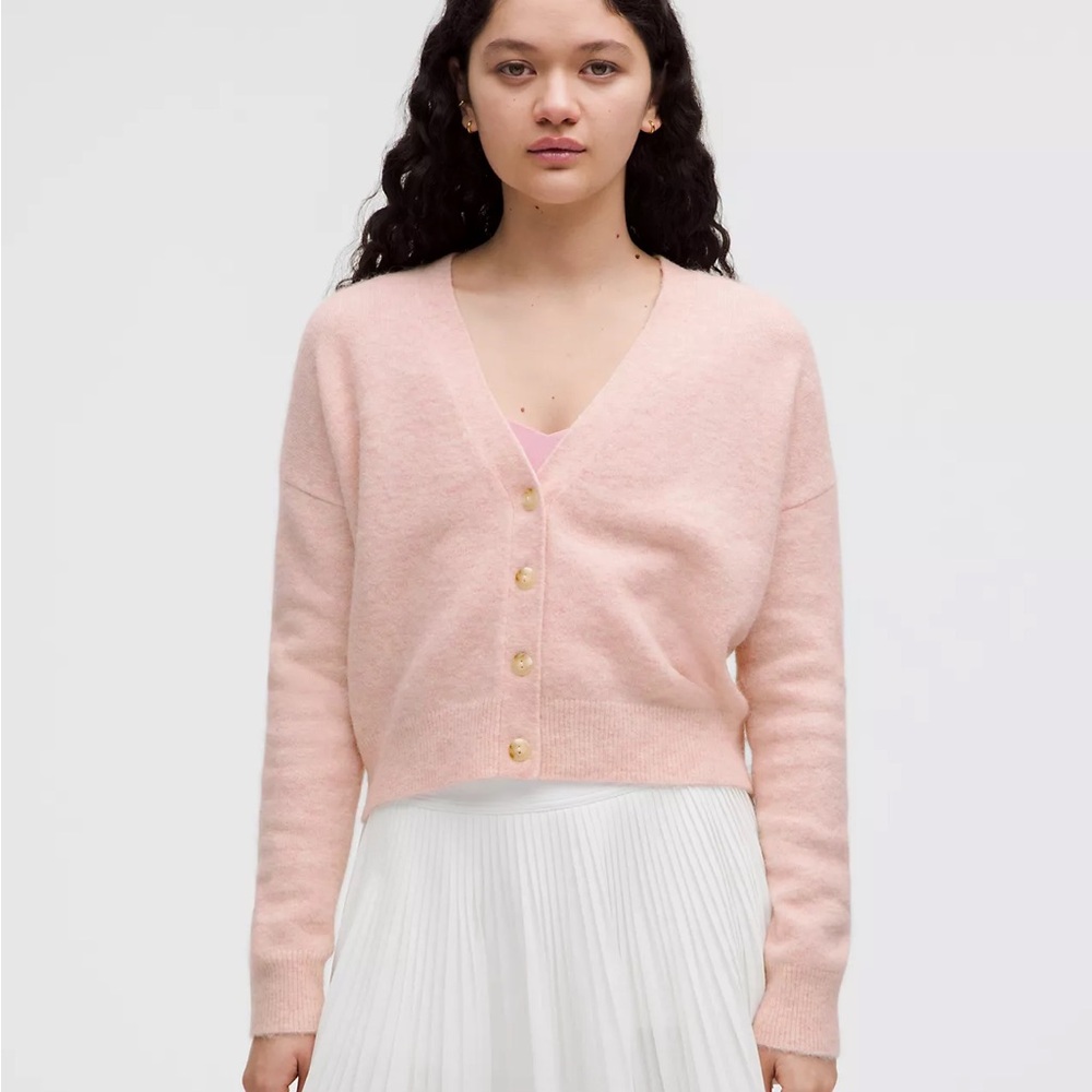 Lululemon Alpaca Wool-Blend Cardigan Sweater